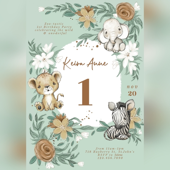 Custom Children's Birthday Party Invitations - Picture 4 of 12